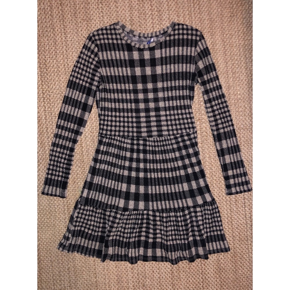 Zara Plaid Printed Dress